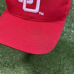 Vintage 90s Utah Utes Hat Cap Red Captivating Headwear Snapback OSFM NCAA Retro