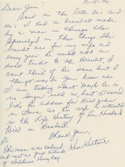 Keltner, Ken Signed Letter 9.5 702707