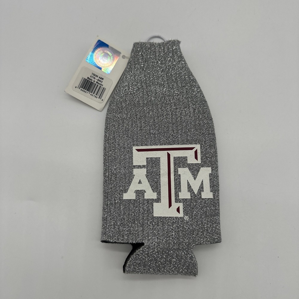 University of Texas A & M Bottle Zipper Coolie Koozie New …36