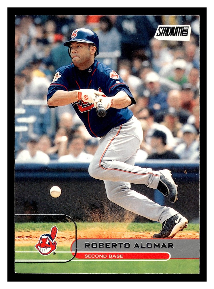 Roberto Alomar #4 2002 Stadium Club Cleveland Indians