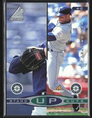 Ken Griffey Jr. Randy Johnson 1998 Pinnacle Inside Stand Up Guys #4-C Seattle