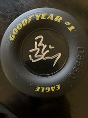 Ryan Blaney Signed Autographed Mini Goodyear Tire