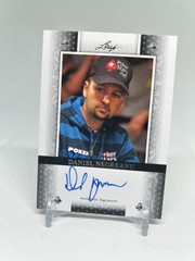 2011 Leaf Poker Clubs Daniel Negreanu SN 29/65 BA-DN1