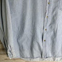 Vintage Denver Broncos True Fan Sportswear denim shirt Large