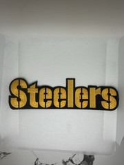 Pittsburgh Steelers GIANT 8.5” X 2.5” Patch Iron On/sew On