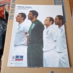 01/04/2009 England v Ukraine A4 Programme