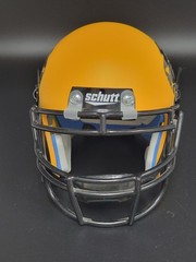 Missouri Tigers NCAA Schutt Football Mini Helmet Matte Yellow Design