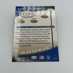 2000 Quantum Leaf 2000 Rookie Brian Urlacher #312 Rookie RC HOF