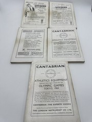 Sportsworld’s International Athletics Annual Yearbooks Bundle 1960-1964 Vintage