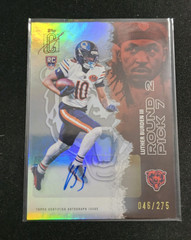 Topps Signature Class 2025 Luther Burden III Bears RC Auto #232 046/275