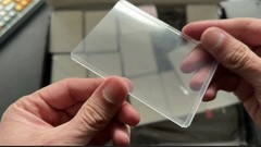 Crystal Clear Plastic Trading Card Toploader Holder Clear Plastic Card Protector