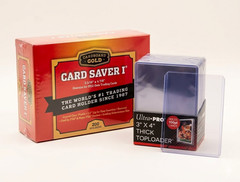 Card Saver I (200 Count) + Ultra Pro 3” x 4” Thick Toploaders (25 Count) Sealed