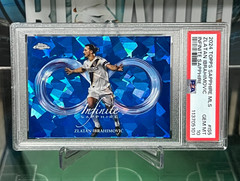 2024 topps sapphire MLS infinite Sapphire #IS5 Zlatan Ibrahimovic PSA 10