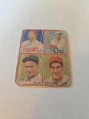 1935 Goudey 4-in-1 R321 Card #3D Cuyler/Grimes/Klein 3 HOFers Chicago Cubs G/VG