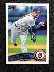 JOEL ZUMAYA #617 2011 Topps Baseball QTY Detroit Tigers