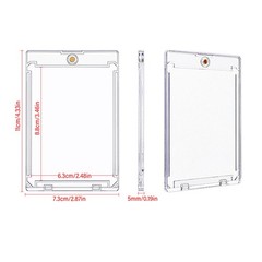 Slim Magnetic Card Holder for Trading Card, Sport, Game, Football, Baseball Card