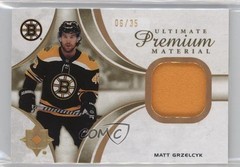 2021-22 Upper Deck Ultimate Collection Premium Materials 6/35 Matt Grzelcyk 19qt