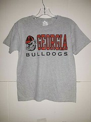 Georgia Bulldogs NCAA Gray Unisex Children Shirt, Medium C