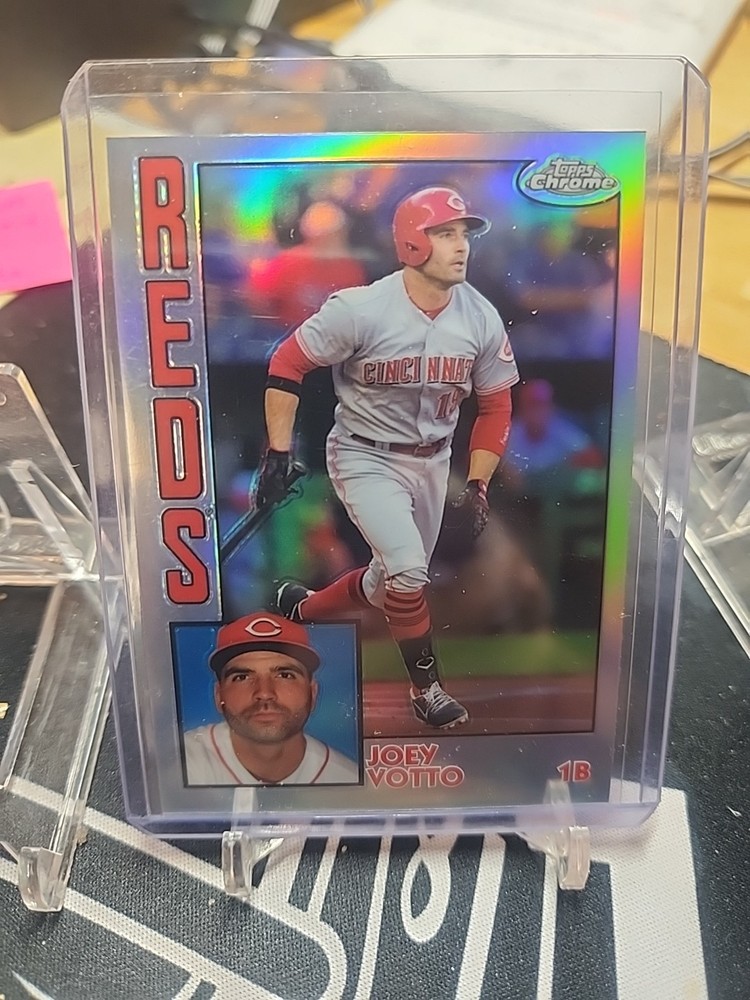2019 TOPPS CHROME 1984 THROWBACK #84TC-7 JOEY VOTTO CINCINNATI REDS