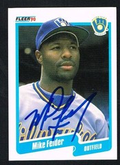 Mike Felder #321 signed autograph auto 1990 Fleer Baseball Trading Card