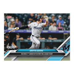 2024 Topps Now 603 Griffin Conine 1st MLB Career Hit (CU)- Free Shipping Always!
