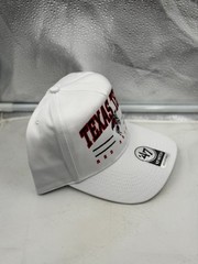 Texas Tech Red Raiders NCAA ’47 Throwback White Hitch Adjustable Snapback Hat