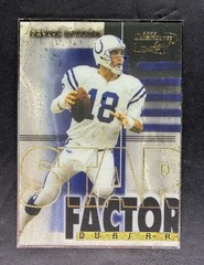 2000 Quantum Leaf Star Factor Quasar Peyton Manning #SF 18 30/50