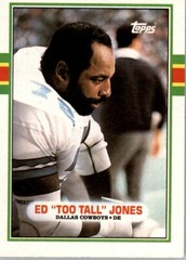 1989 Topps Football #389 Ed “Too Tall” Jones Dallas Cowboys