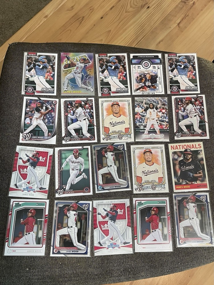 James Wood 20 Card Lot. Years and Brands Vary. Washington Nationals