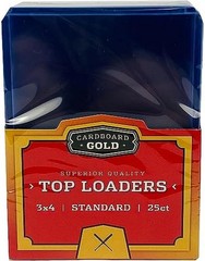 1 Case 25 CBG Brand 3 x 4 Toploaders Holders
