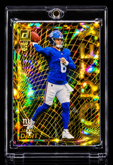 JAXSON DART ROOKIE GOLD DISCO REFRACTOR Giants Insert Holo Base 2025 New York RC