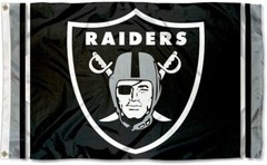 Las Vegas Raiders Oakland 3×5 ft Flag Banner NFL Football Free Shipping