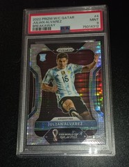2022 Panini Prizm World Cup Qatar Julian Alvarez #4 Breakaway Prizm RC