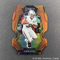 2022 Panini Select Zamir White Rookie Copper Prizm Die Cut #153 Raiders /99