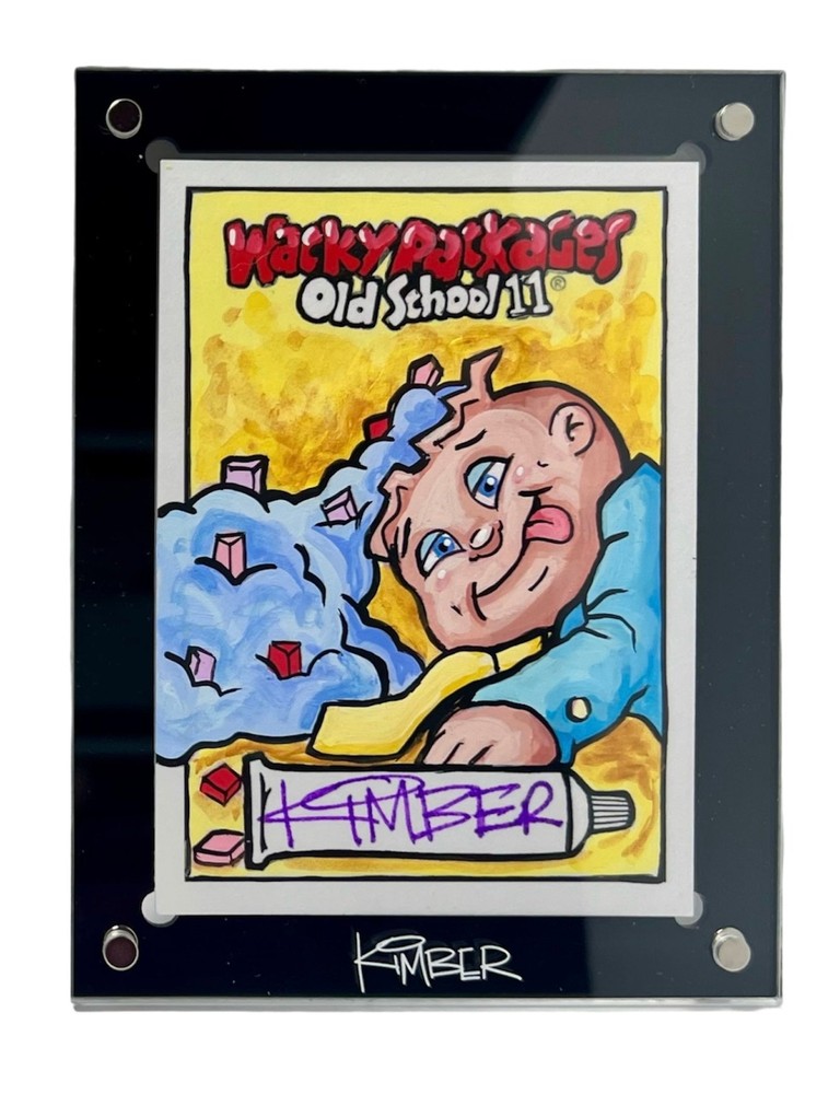 Kimber 1/1 GPK Single Card Display Frame Topps Upper Deck Wacky Packages