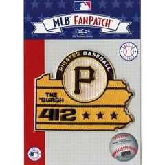 Pittsburgh Pirates 412 ‘The Burgh’ Patch Pennsylvania State Embroidered Major Le