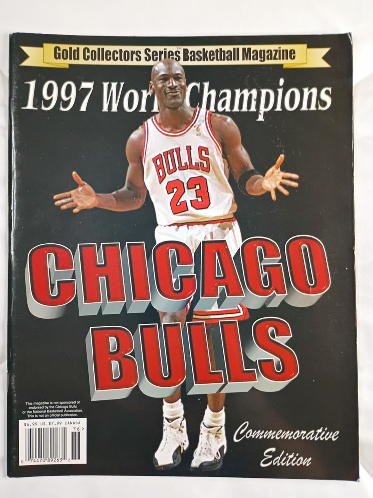 Gold Collectors Series Basketball Magazine 1997 Chicago Bulls Michael Jordan
