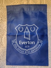 Everton 12X18 Inch Soccer Futbol Double Sided Garden Flag