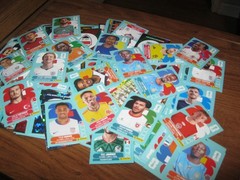 FIFA Panini Stickers (LATAM VERSION) World Cup 2026 ECU- MEX blue no border