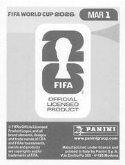 2026 Panini FIFA World Cup #MAR1 Emblem Foil Morocco