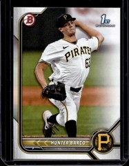 Hunter Barco 2022 Bowman Draft Baseball – 1st #BD-103 – Pittsburgh Pirates