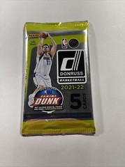 2021-22 Panini Donruss Basketball Sealed Gravity Feed Pack W/ EXCLUSIVE YELLOWS!
