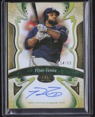 2026 Topps Tier One Prince Fielder Connoisseurs Auto #CA-PF Brewers #’d 54/99