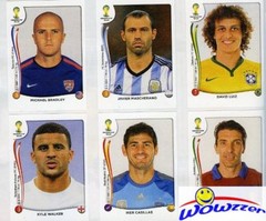 2014 Panini World Cup Stickers Package! 10 Packs+Sticker Album-80 Stickers!!