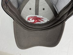 NCAA UMass Lowell River Hawks Trucker Hat Cap Snapback Mesh Gray Blue The Game