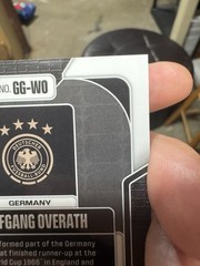 Wolfgang Overath 2026 Panini Prizm FIFA World Cup Global Graphs Wave Auto #GG-WO