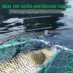 Fishing Net Fish Landing Net Foldable Fishing Replacement Net for Freshwater