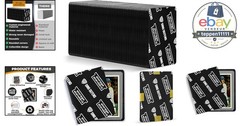 Trading Card Protector 110-Pack Black 3.5 x 4.5 Inch Rounded Corners