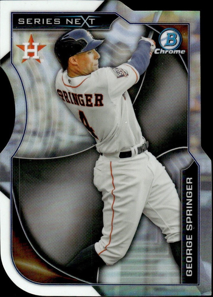 2015 Bowman Chrome #SN-GS George Springer Series Next Die Cuts
