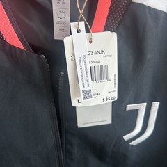 Men’s adidas Blue Juventus Black 22/23 Woven Full-Zip Jacket Size L NWT $85 MSRP